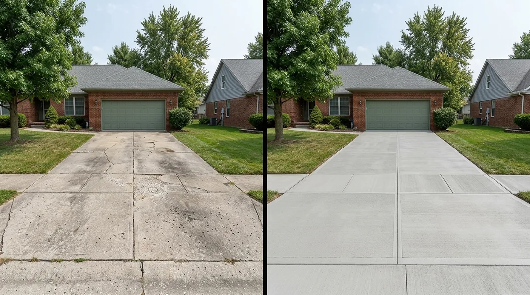 Result concrete in Evansville - Evansville Concrete Pros