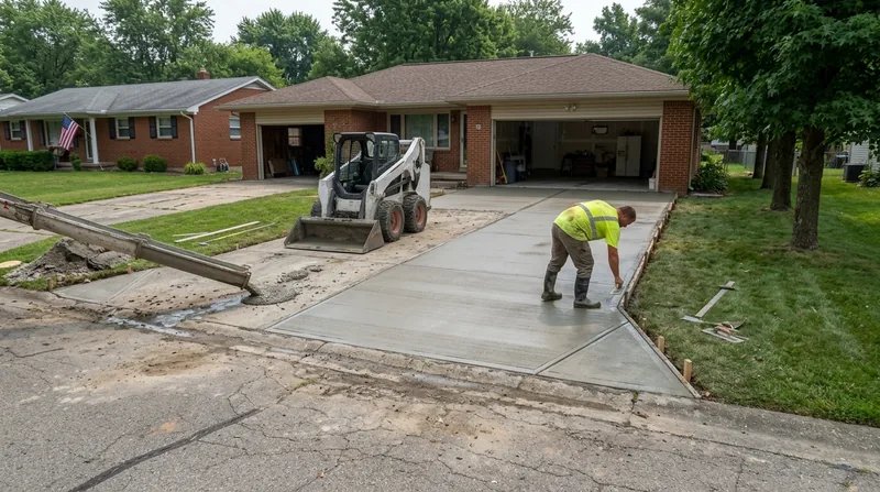Concrete Driveways Evansville
