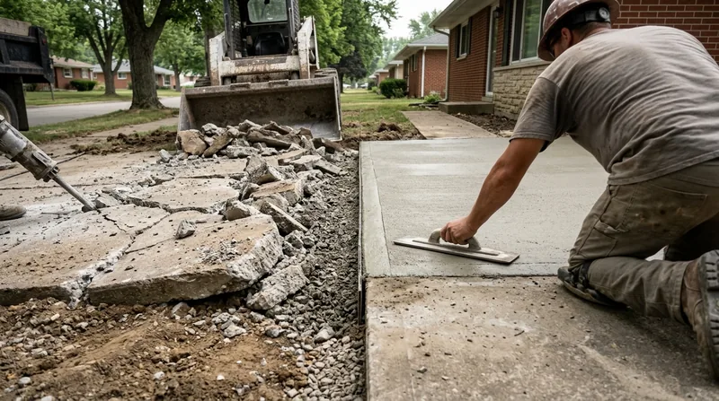 Concrete Removal & Replacement Evansville