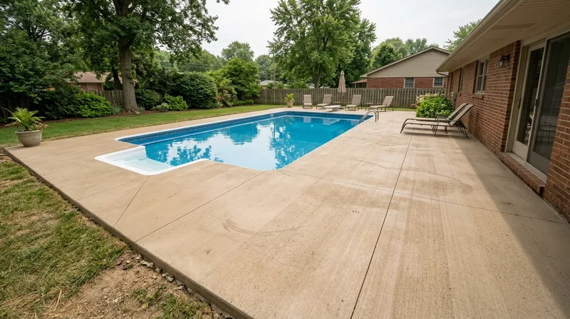 Concrete Pool Decks Evansville